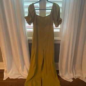 Free People Mustard Jumpsuit